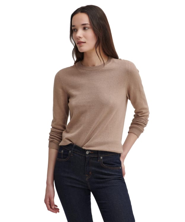 Women's Barbour Brambles Knitted Jumper - Sand Dune