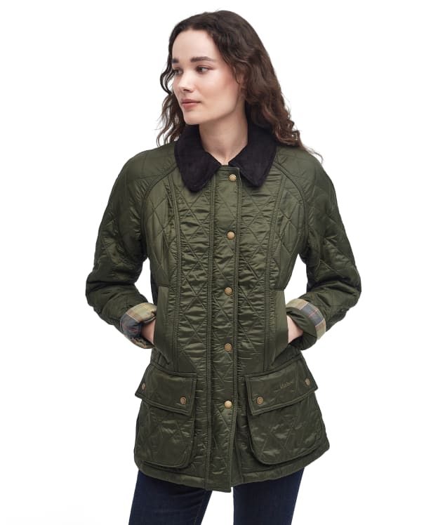 Women's Barbour Beadnell Polarquilt - Olive