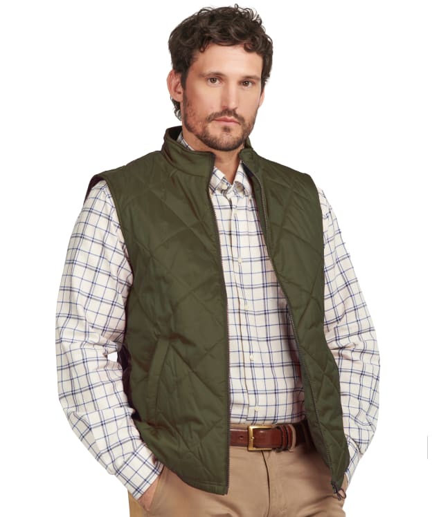 Men's Barbour Finn Gilet - Olive