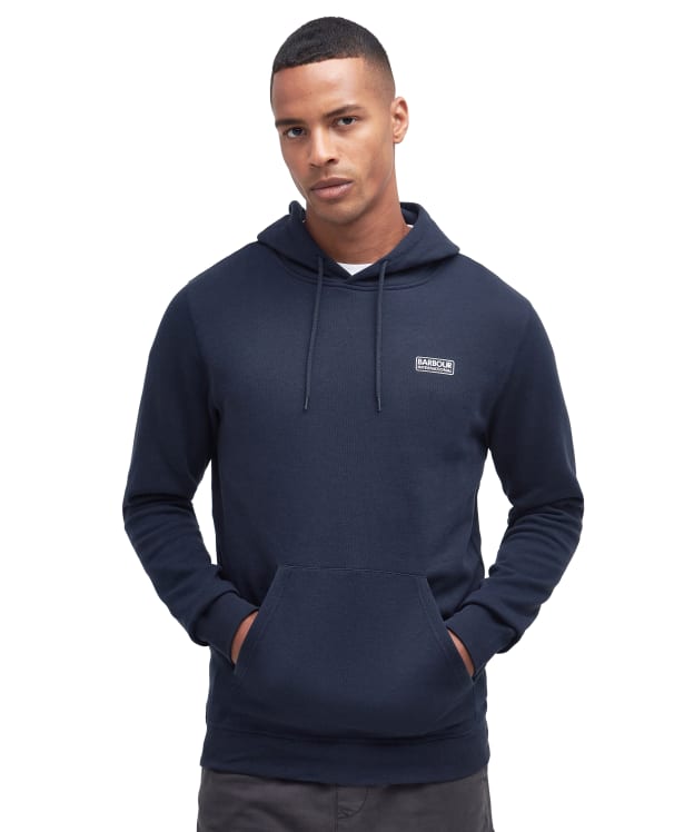 Men's Barbour International Small Logo Hoodie - Navy