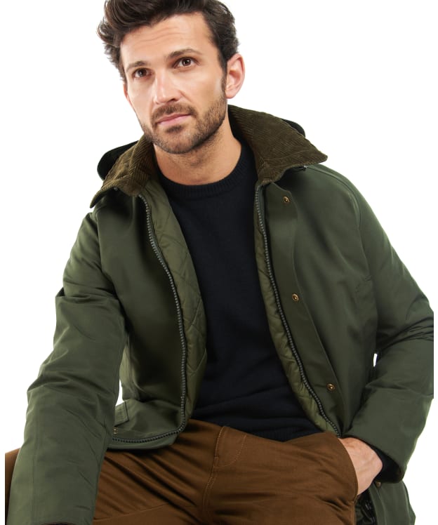 Men's Barbour Winter Ashby Waterproof Jacket - Sage