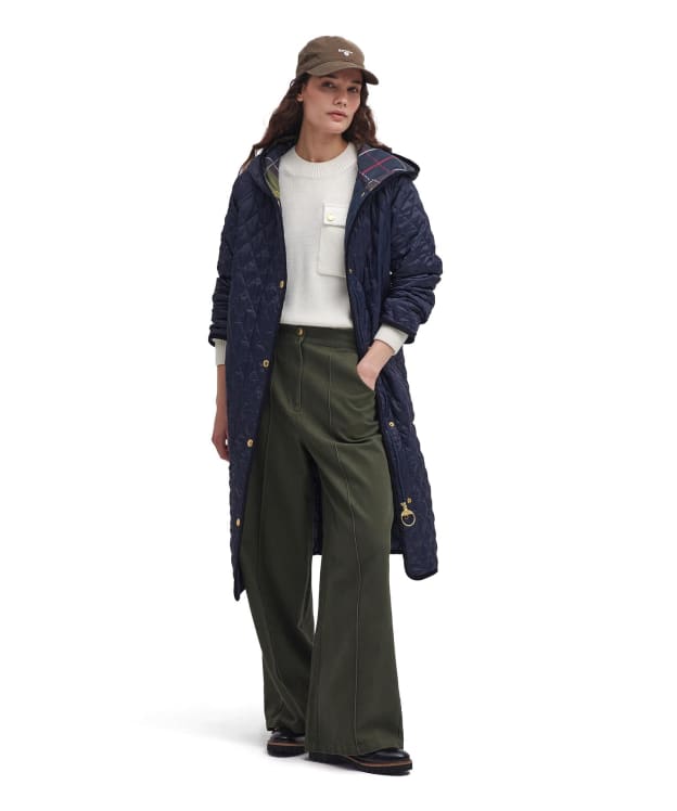 Women's Barbour Harmby Quilted Jacket - Navy / Classic