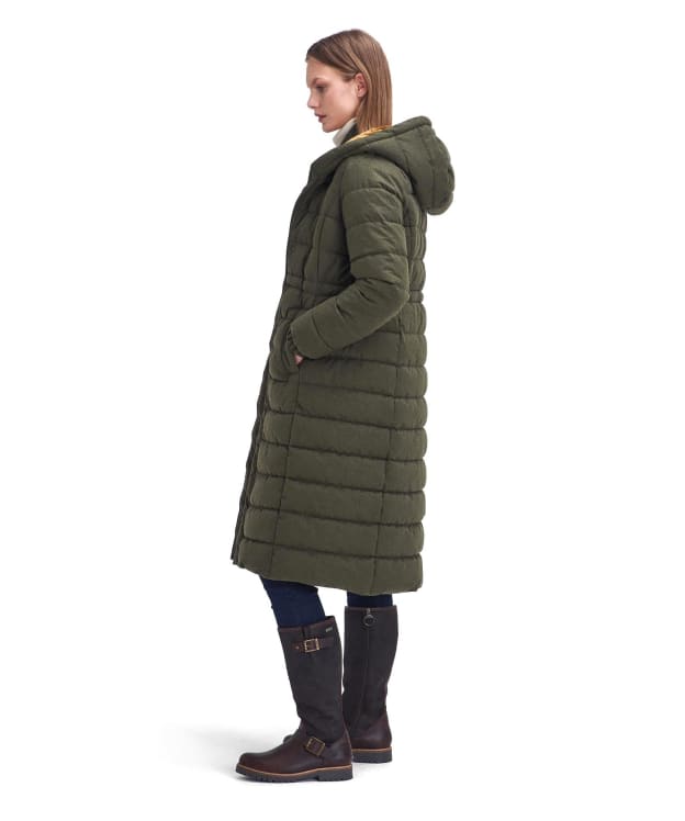 Women's Barbour Clarence Puffer Jacket - Olive