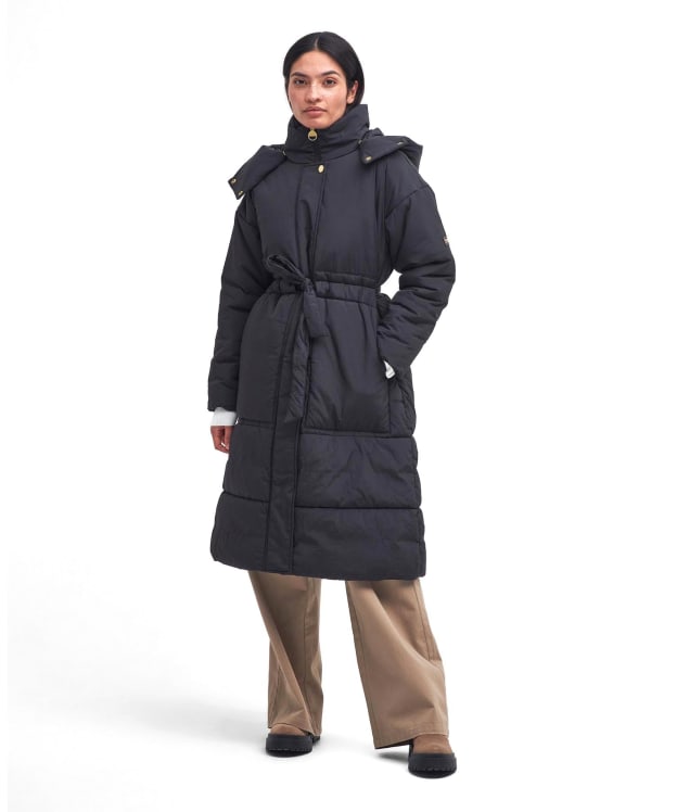 Women's Barbour International Serova Puffer Jacket - New Black