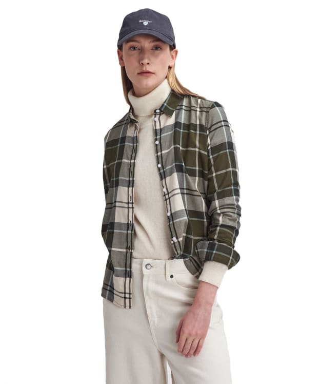 Women’s Barbour Bredon Shirt - Ancient Loden Tartan
