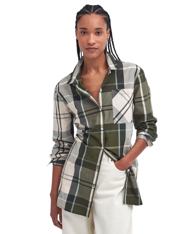 Women's Barbour Perthshire Shirt - Ancient Loden Tartan