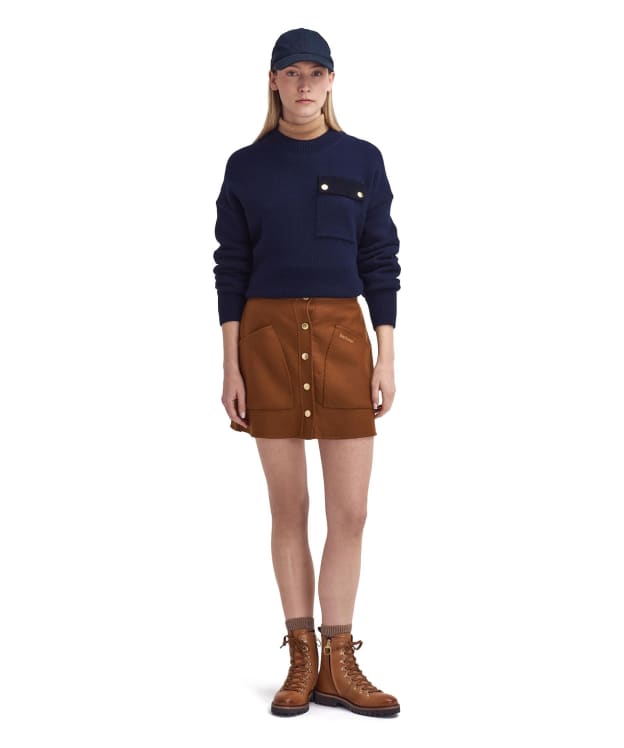 Women's Barbour Reighton Mini Skirt - Old Gold