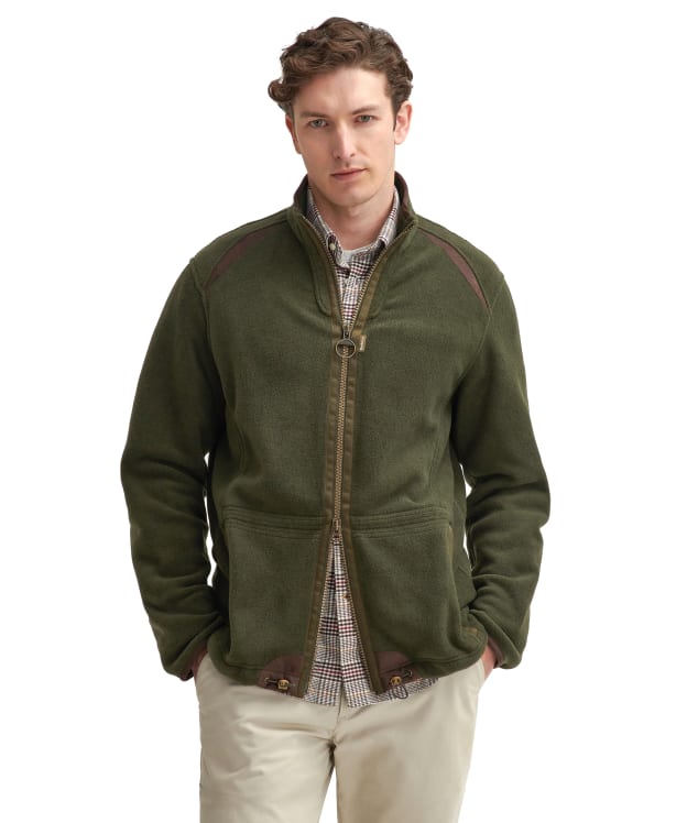 Men's Barbour Langdale Fleece Jacket - Forest