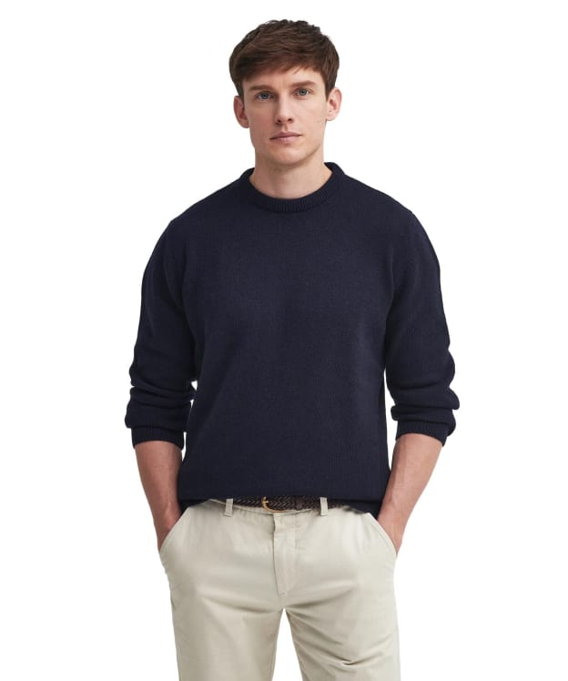 Men's Barbour Holden Crew Neck Sweater - Navy