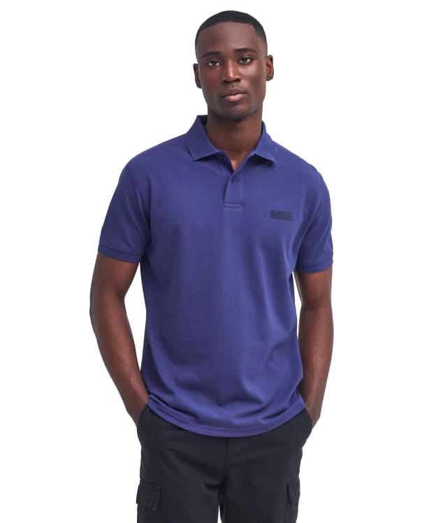 Men's Barbour International Essential Polo - Royal Blue