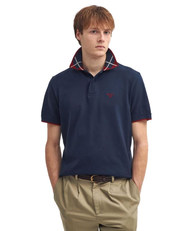Men's Barbour Brodie Tailored Polo Shirt - Navy