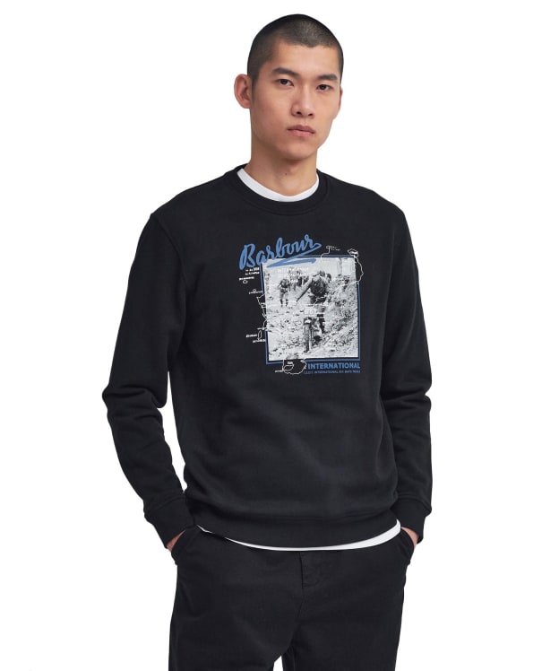 Men's Barbour International Brandle Crew Sweat - Black