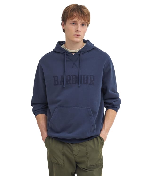 Men's Barbour Howe Relaxed Hoodie - Navy