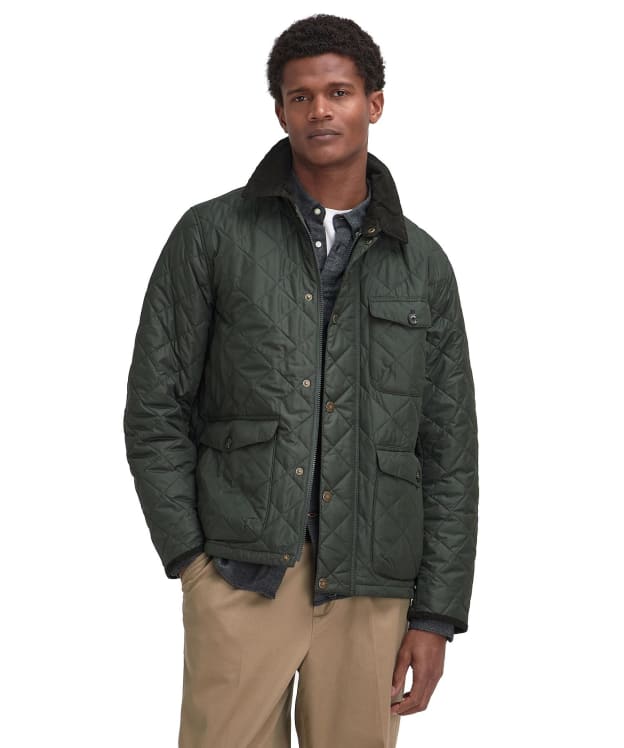 Men's Barbour Hornby Quilted Jacket - Sage