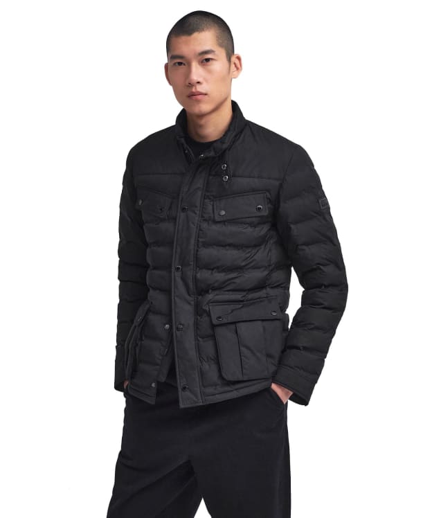Men's Barbour International Welded Ariel Puffer Jacket - Black