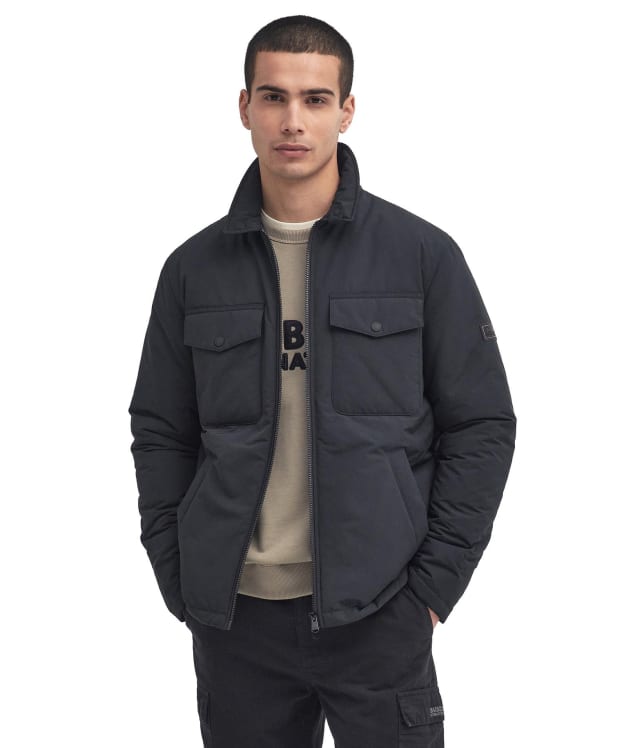 Men's Barbour International Distill Quilted Jacket - Black
