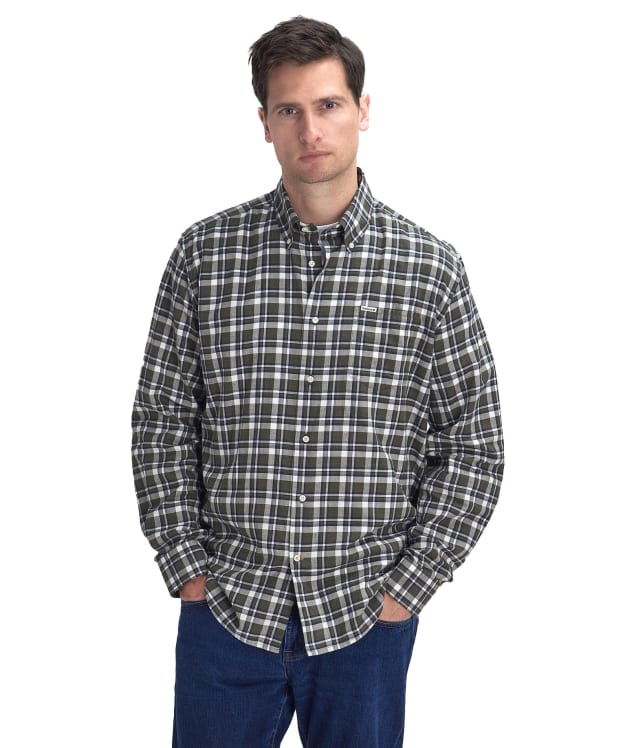 Men's Barbour Turville Regular Fit Shirt - Olive