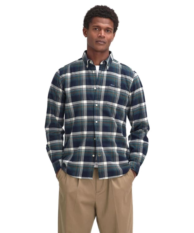 Men's Barbour Barbour Shieldton Tailored Shirt - Dark Navy