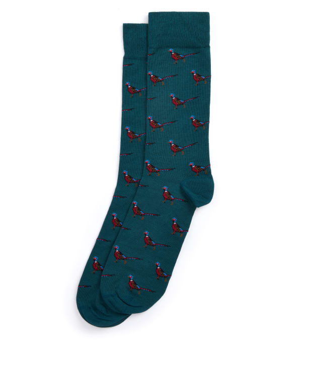 Men's Barbour Mavin Socks - Evergreen