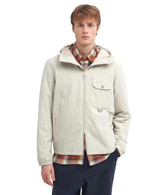 Men's Barbour Angler Showerproof Jacket - Mist