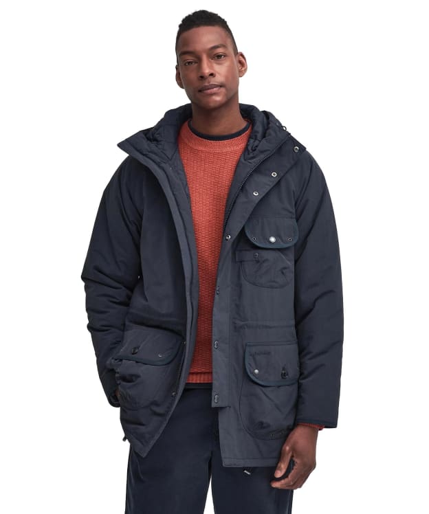 Men's Barbour Field Showerproof Jacket - Navy