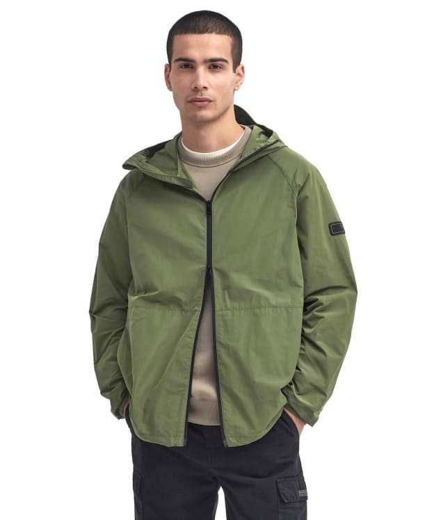 Men's Barbour International Peckett Showerproof Jacket - Light Moss