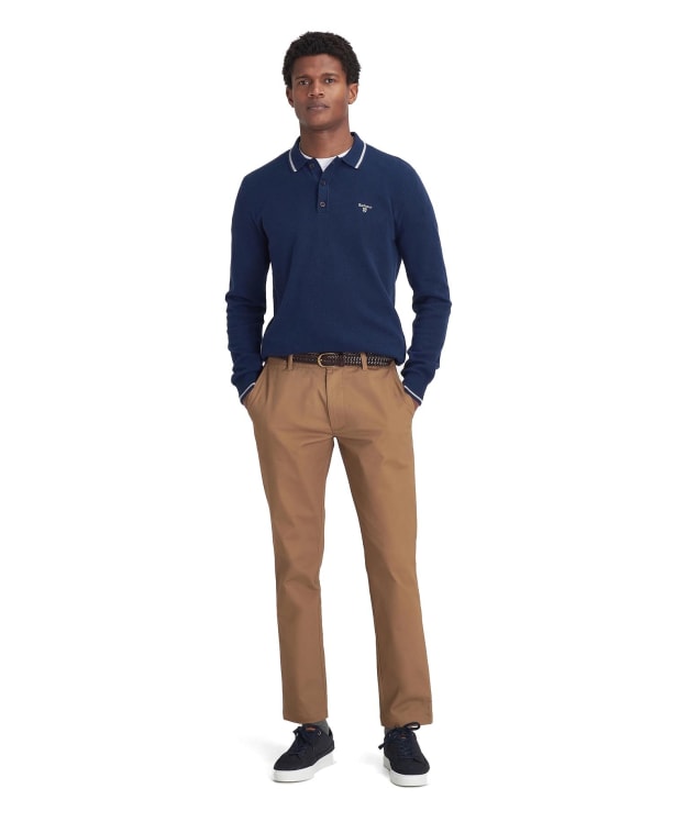 Men's Barbour Sueded Sateen Slim Fit Trouser - Sandstone