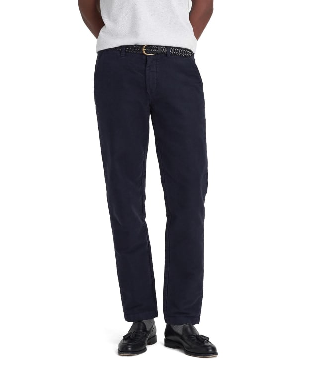 Men's Barbour Moleskin Tailored Fit Trouser - Navy