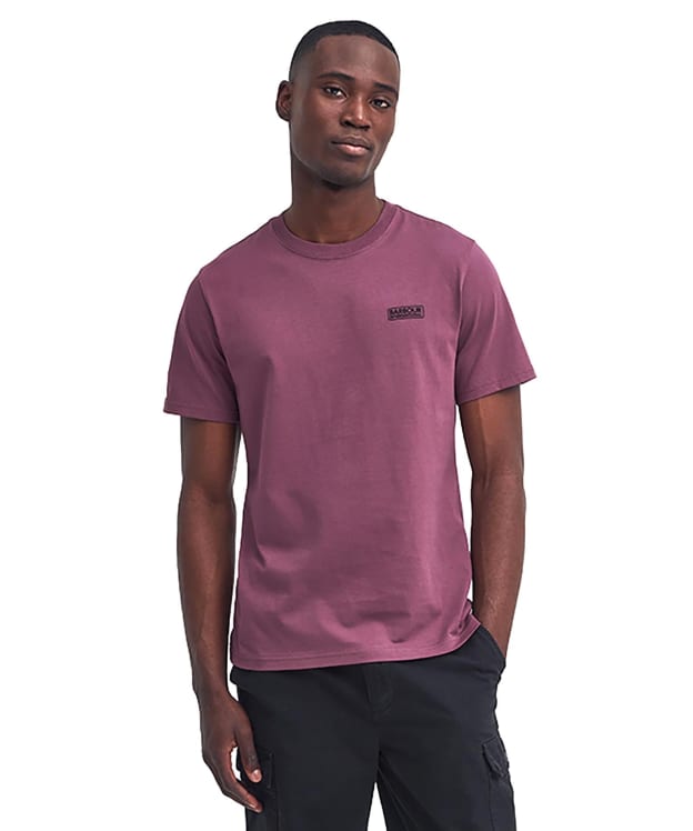 Men's Barbour International Small Logo Tee - Huckleberry