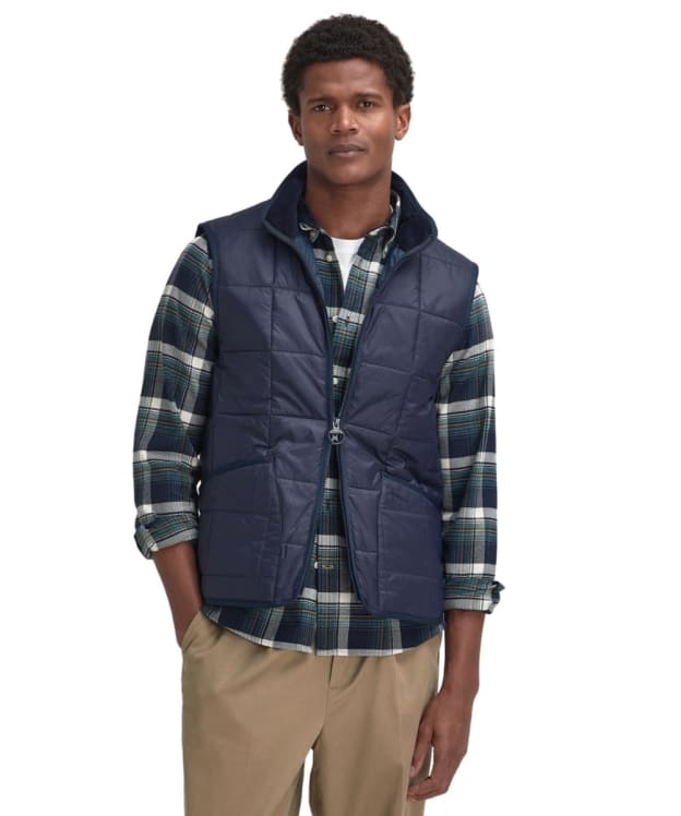Men's Barbour Amble Liddesdale Quilted Gilet - Navy
