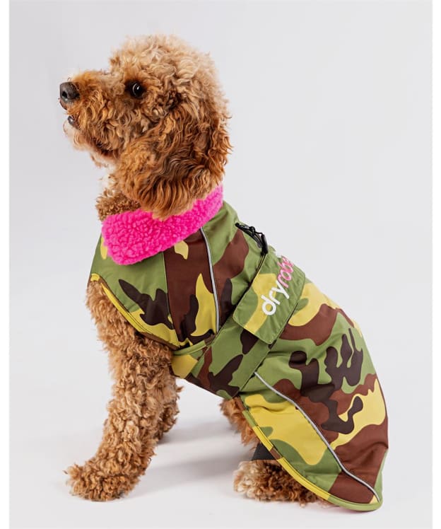 dryrobe® Dog Coat - Camouflage Pink