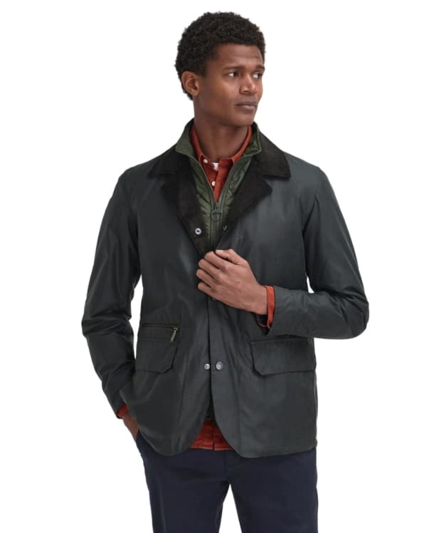 Men's Barbour Craster Waxed Jacket - Sage