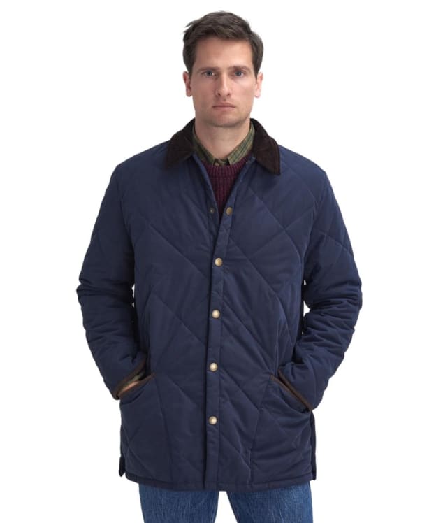 Men's Barbour Country Liddesdale Quilted Jacket - Navy