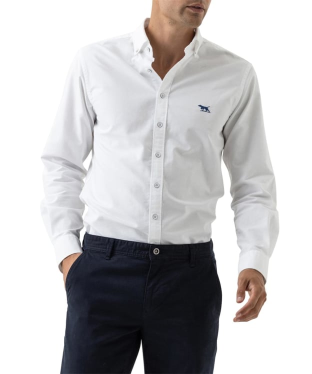 Men's Rodd & Gunn Long Sleeve Oxford Shirt - Snow