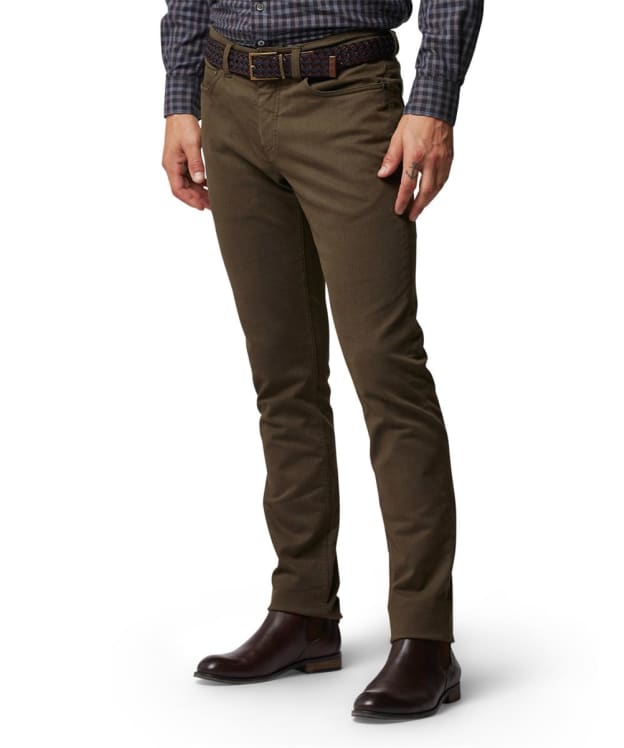 Men's Rodd & Gunn Motion Melange Straight Fit Jeans - Nutmeg