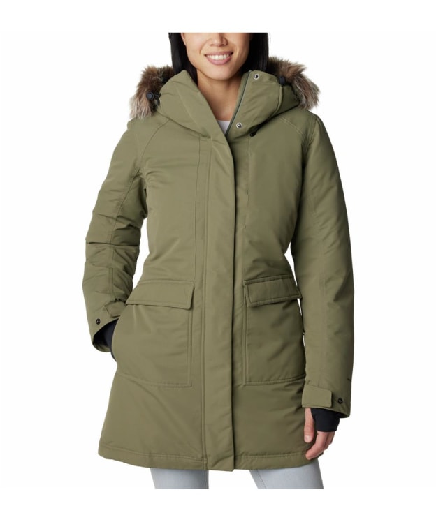 Women's Columbia Little Si II Insulated Parka - Stone Green