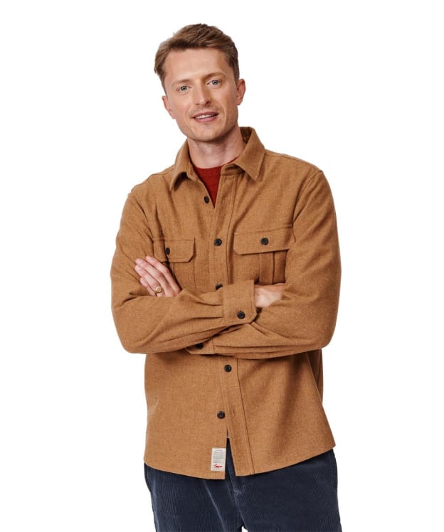 Men's Aubin Lysaghts Wool Overshirt - Toffee