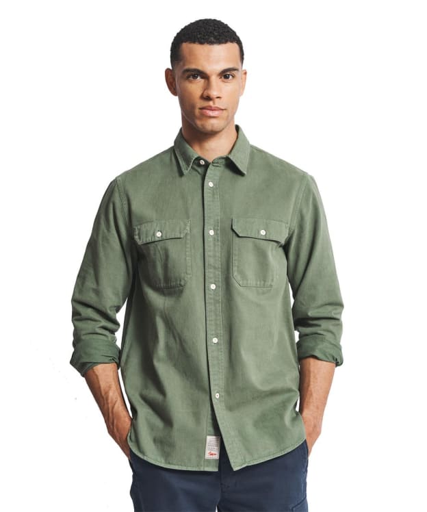 Men's Aubin Normanby Twill Shirt - Khaki