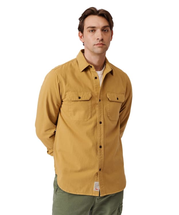 Men's Aubin Normanby Twill Shirt - Gold
