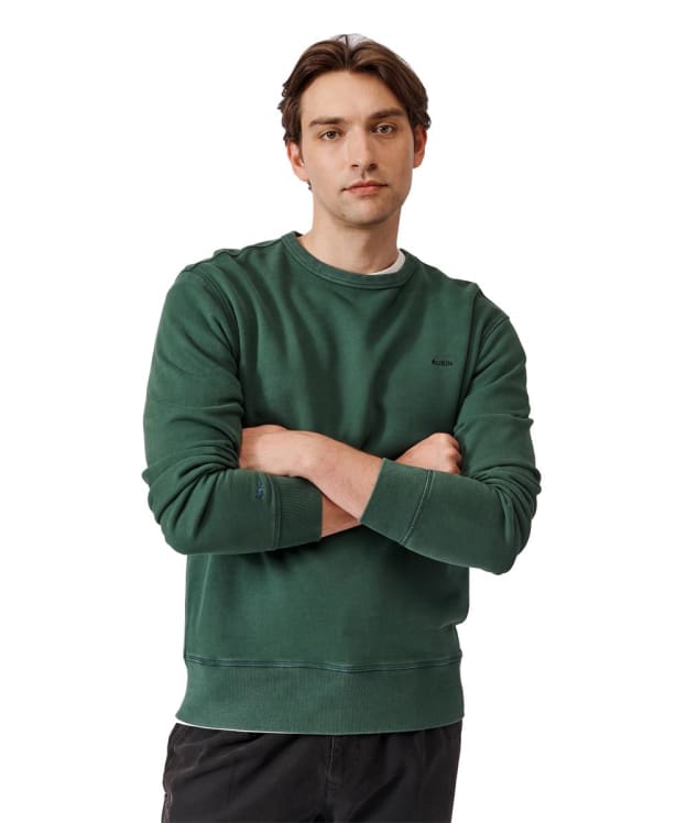Men's Aubin Vestry Crew Neck Sweater - Forest Green