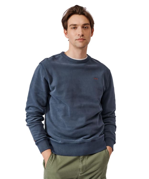 Men's Aubin Vestry Crew Neck Sweater - Navy
