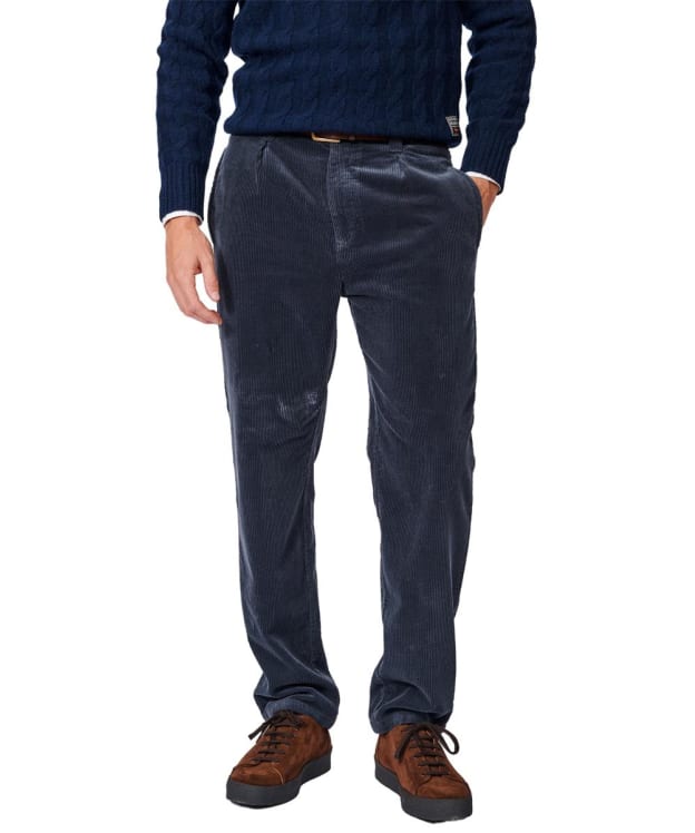 Men's Aubin Barrowby Cord Trousers - Navy