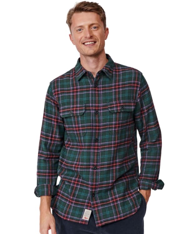 Men's Aubin Crowle Flannel Shirt - Green Check