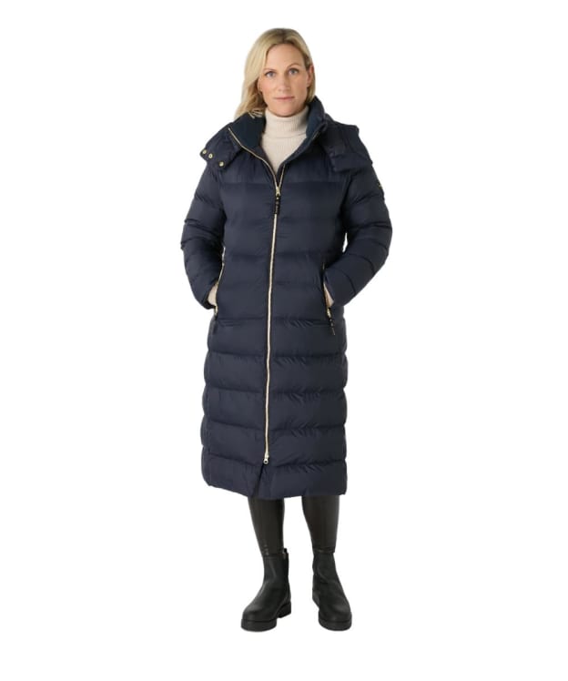 Women’s Musto x Fairfax & Favor Odyssey Pertex Primaloft Long Coat - Deep Well