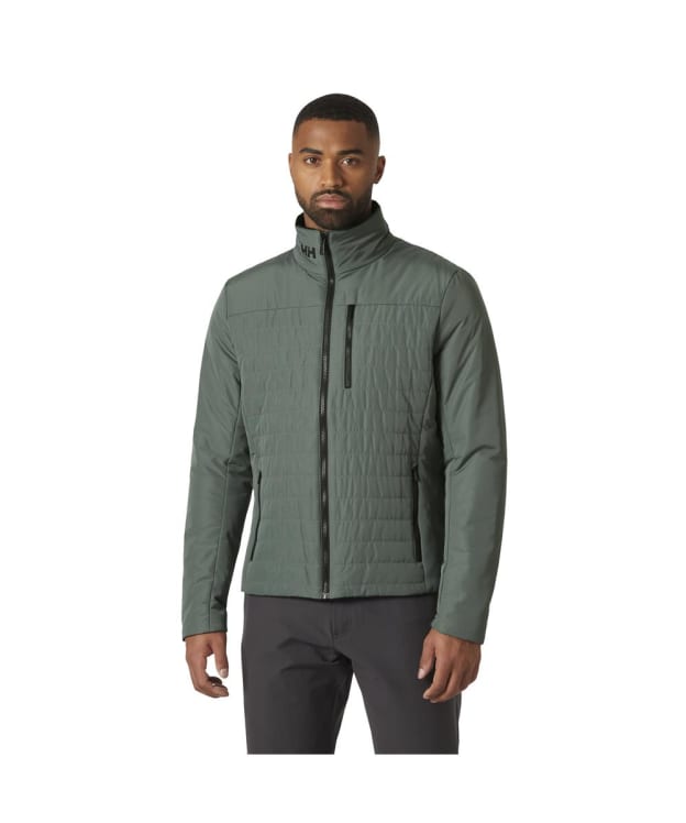 Men’s Helly Hansen Crew Insulator Water Repellent Quilted Jacket 2.0 - Grey Cactus
