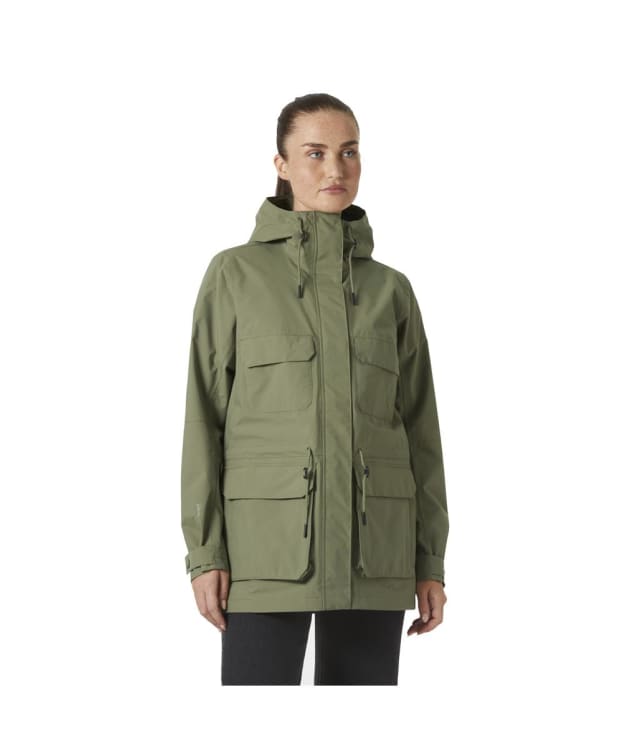 Women's Helly Hansen Escape Utility Raincoat - Lav Green