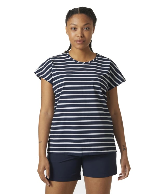 Women's Helly Hansen Thalia Summer Top - Navy Stripe