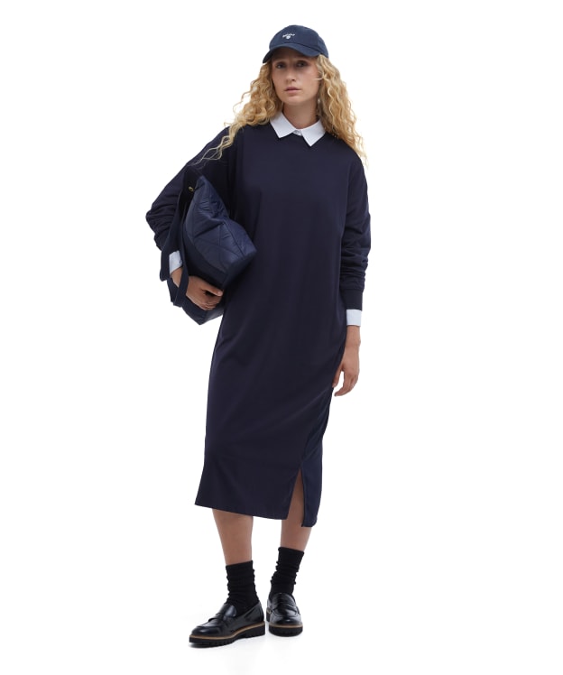 Women's Barbour Shelby Midi Dress - Navy
