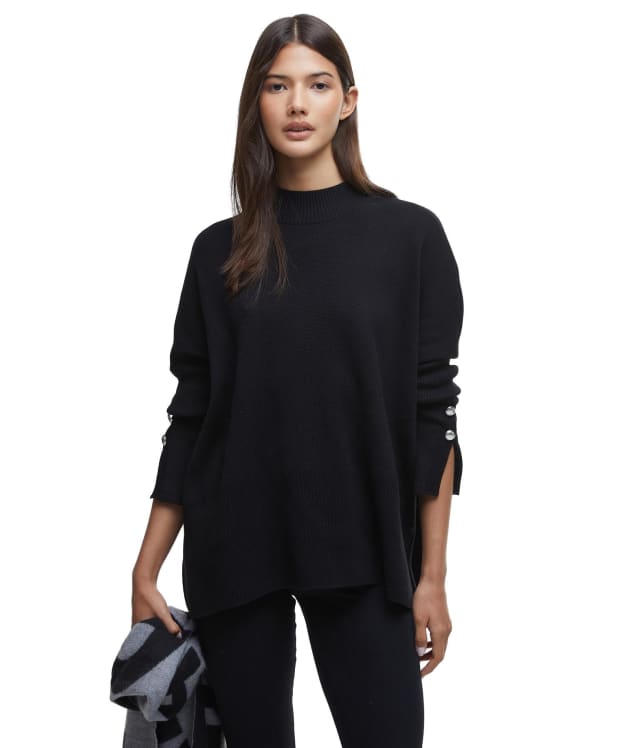 Women's Barbour International Kaylee Knitted Jumper - Black