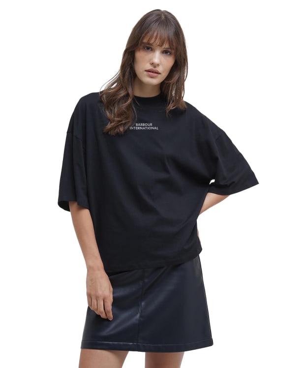Women's Barbour International Franchesca Top - Black